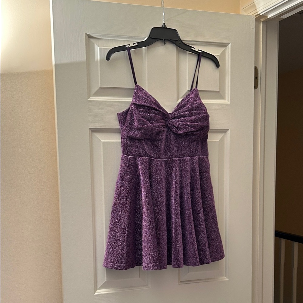 Ever Pretty Purple Mini Dress